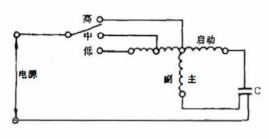 T型绕组多速电机接线图